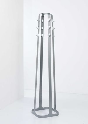 Dodici / Porte-manteau Gris métallisé