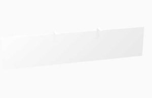 Voile de fond pour bureau 200 cm Blanc