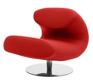 Rio / Fauteuil d'accueil design Rouge