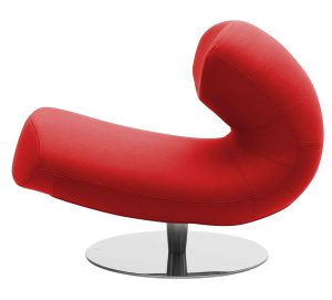 Rio / Fauteuil d'accueil design Rouge