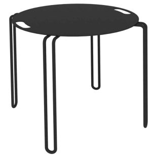 Tango / Table basse ronde H43xØ45cm Noir