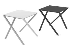 Swing / Table d'appoint 40 x 40 cm Blanc