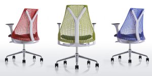 Sayl / Fauteuil de bureau avec support lombaire Dossier et assise Vert