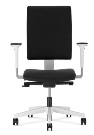 4ME / Fauteuil de bureau sans accoudoirs pied laqué Noir