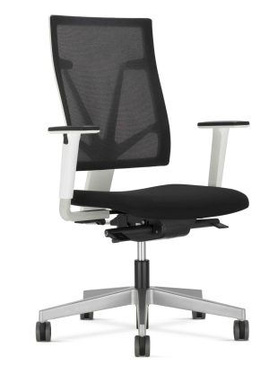 4ME / Fauteuil de bureau sans accoudoirs résille Noir