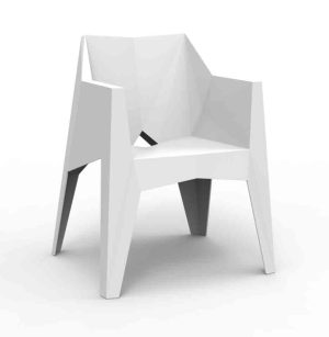 Voxel / Chaise empilable Blanc