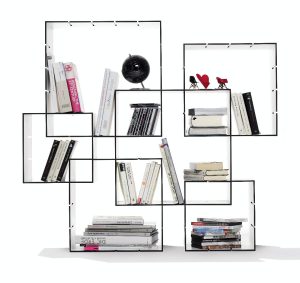 Konnex / Etagère design modulable lot de 3 cubes encastrables