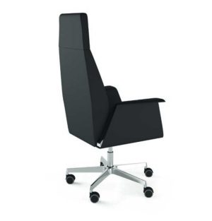 Larus / Fauteuil président cuir pleine fleur