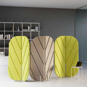 Fei / Panneau de séparation acoustique décoratif sur pied